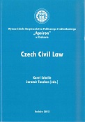 Czech Civil Law, edited by K. Schelle, J. Tauchen, Kraków 2012